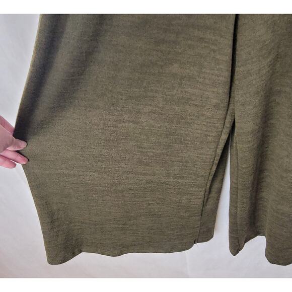 New Three Bird Nest green wide leg jumpsuit Size medium Hygge Comfycore Boho - Picture 8 of 10